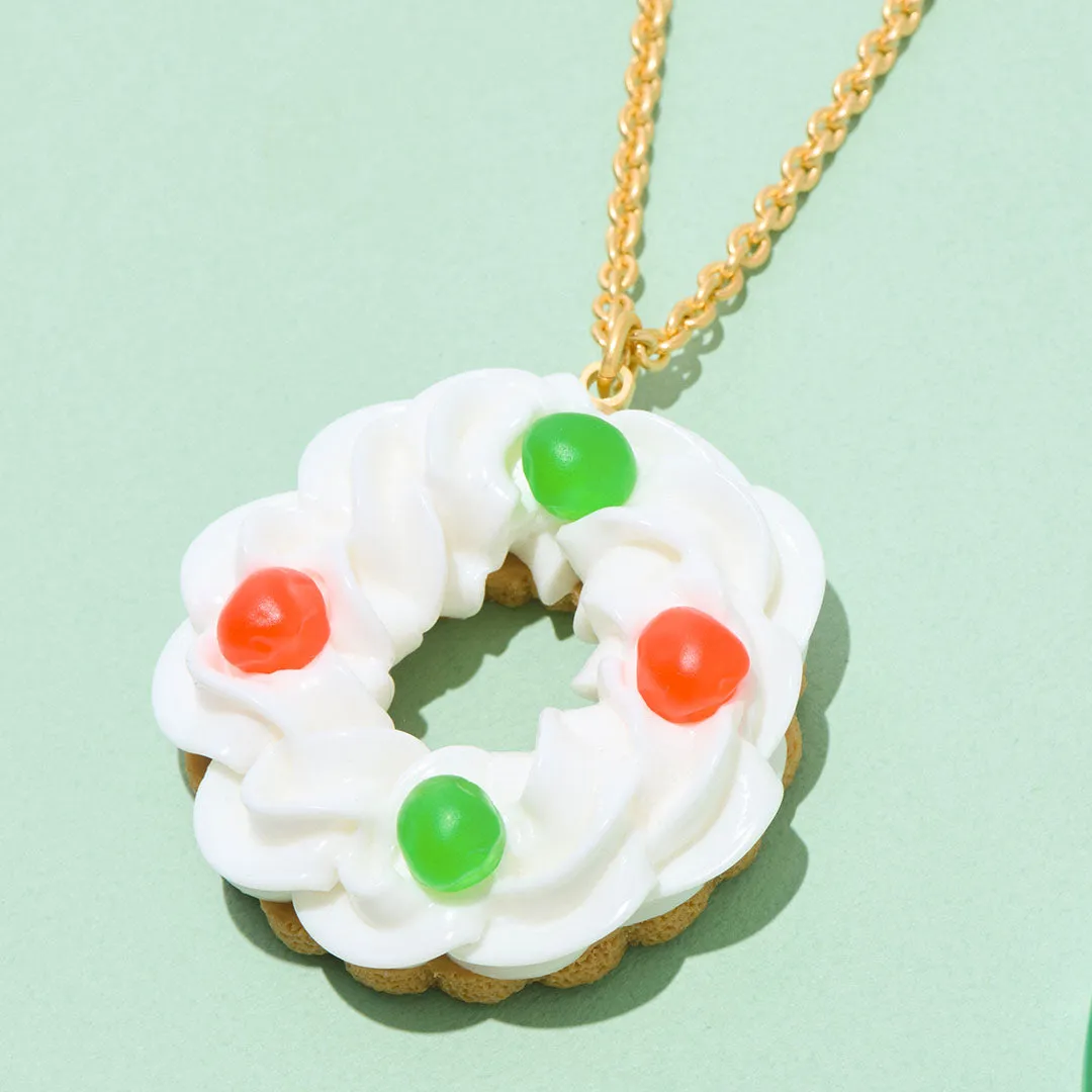 Drained Cherry Cake Necklace (Milk)【Japan Jewelry】