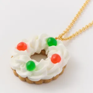 Drained Cherry Cake Necklace (Milk)【Japan Jewelry】