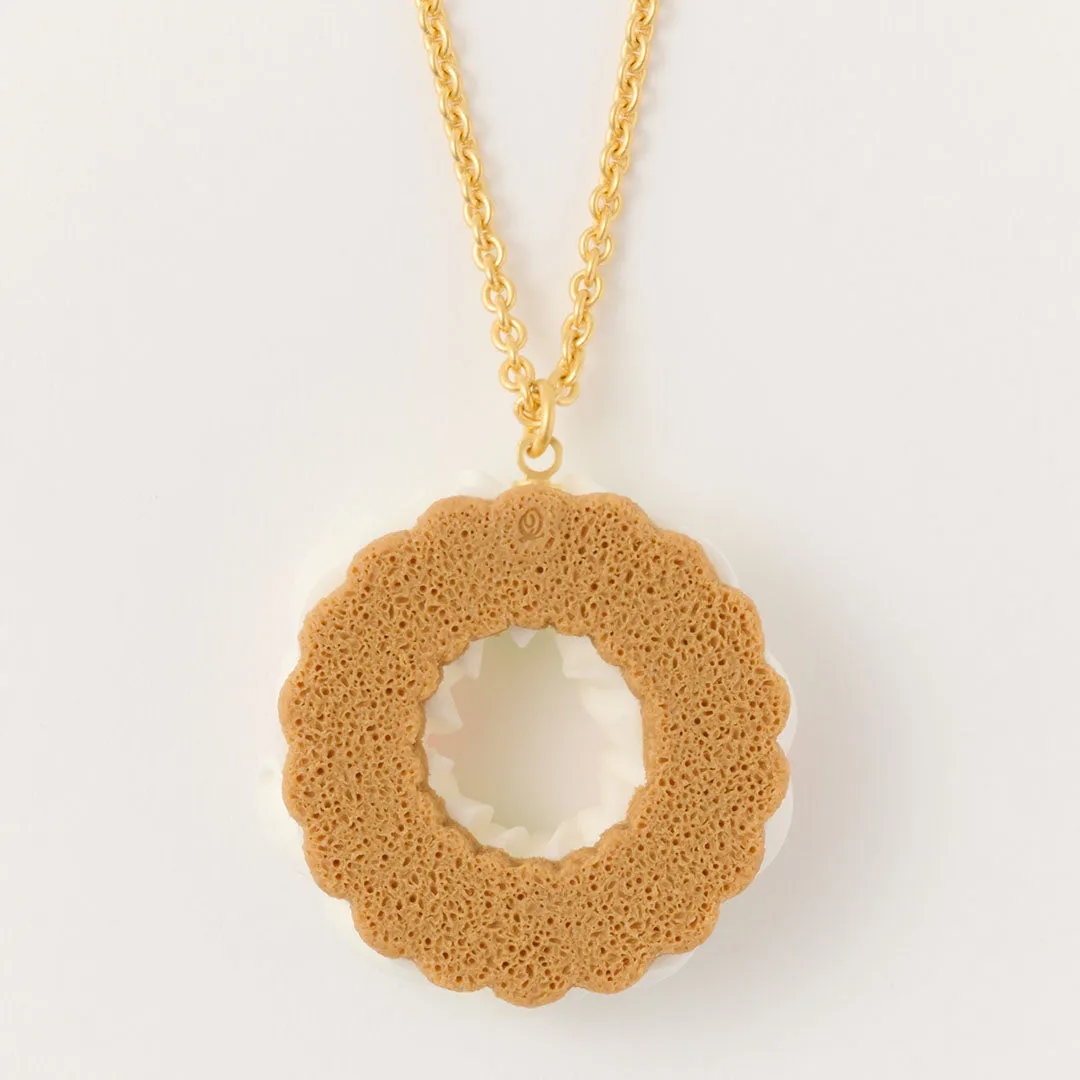 Drained Cherry Cake Necklace (Milk)【Japan Jewelry】
