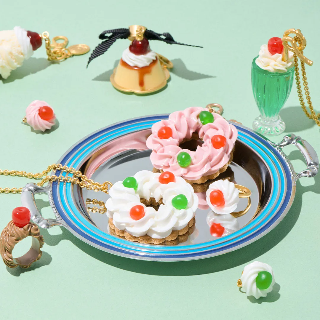 Drained Cherry Cake Necklace (Milk)【Japan Jewelry】