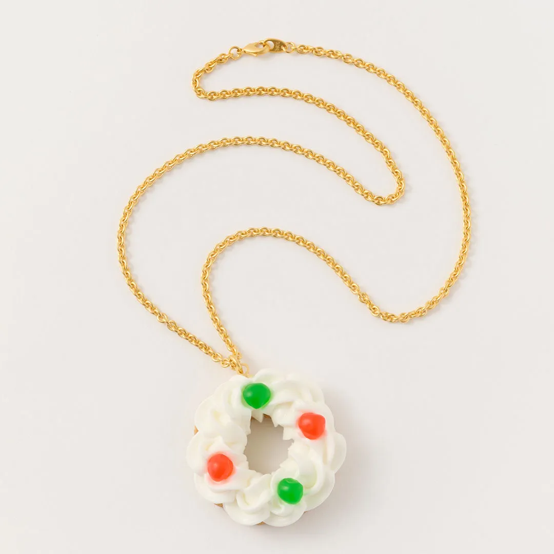 Drained Cherry Cake Necklace (Milk)【Japan Jewelry】