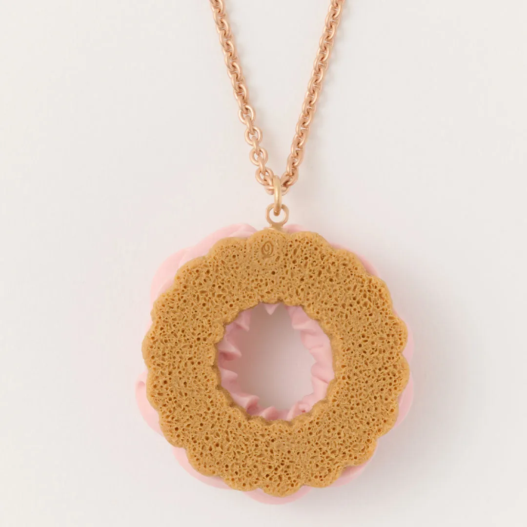 Drained Cherry Cake Necklace (Strawberry)【Japan Jewelry】