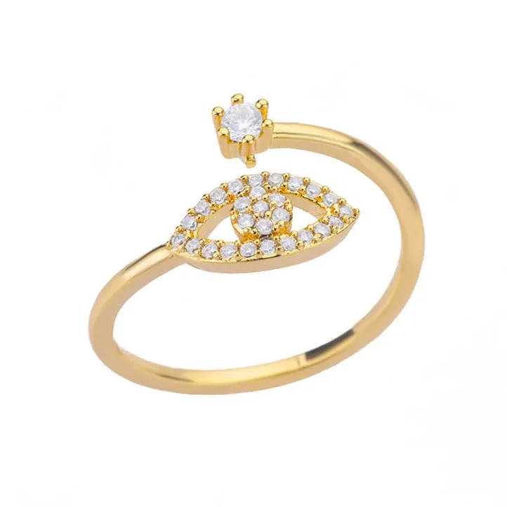 Enchanting Evil Eye Rings: Embrace Mystical Beauty with Turkish Demon Eye Jewelry