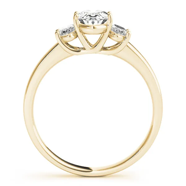 Engagement Rings 3 Stone Oval - TN82943