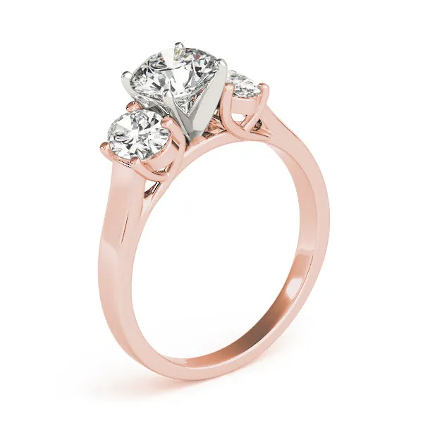 Engagement Rings 3 Stone Oval - TN83439