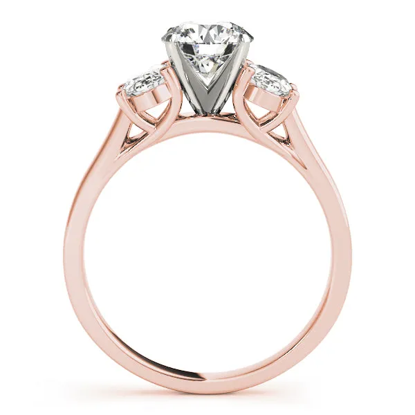 Engagement Rings 3 Stone Oval - TN83439