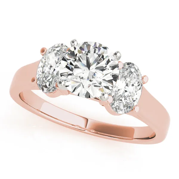 Engagement Rings 3 Stone Oval - TN83439