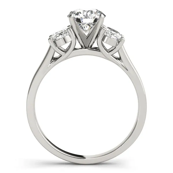 Engagement Rings 3 Stone Oval - TN83439