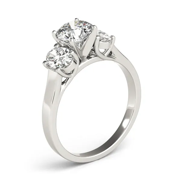 Engagement Rings 3 Stone Oval - TN83439