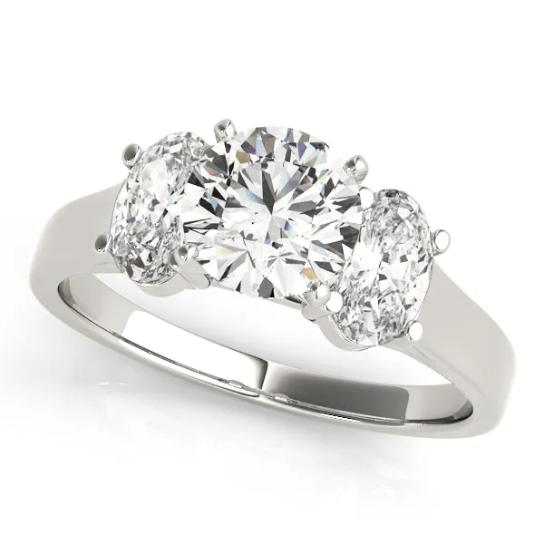 Engagement Rings 3 Stone Oval - TN83439