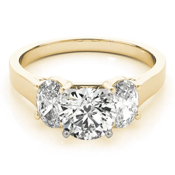 Engagement Rings 3 Stone Oval - TN83439