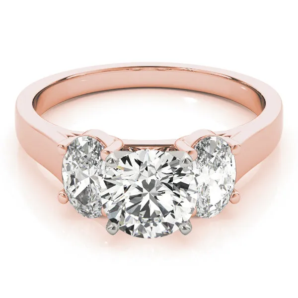 Engagement Rings 3 Stone Oval - TN83439