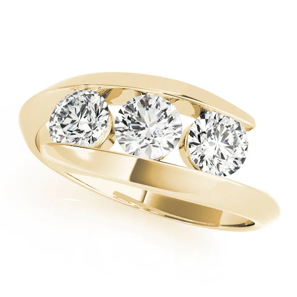 Engagement Rings 3 Stone Round - TN83773