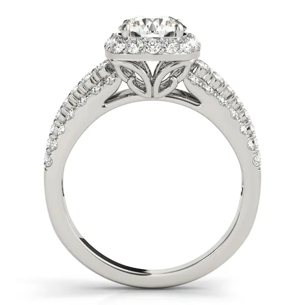 Engagement Rings Halo Round - TN50829-E