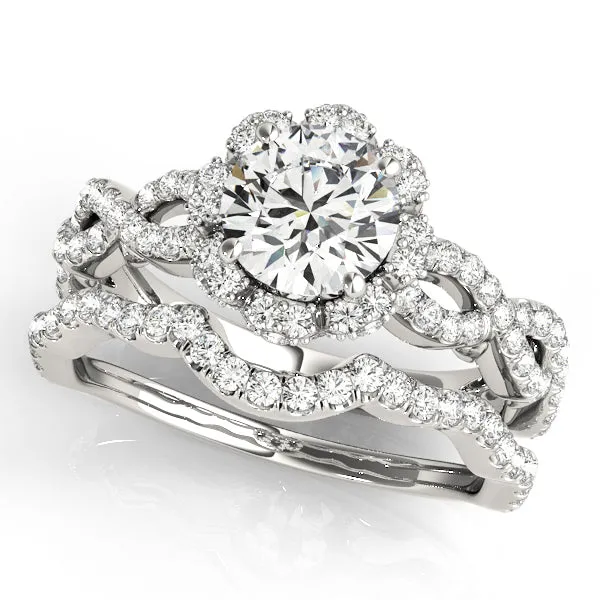 Engagement Rings Halo Round - TN50870-E