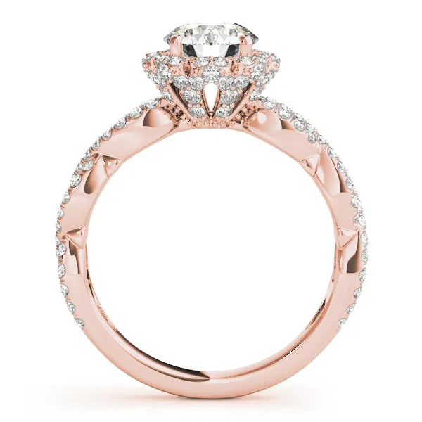 Engagement Rings Halo Round - TN50870-E