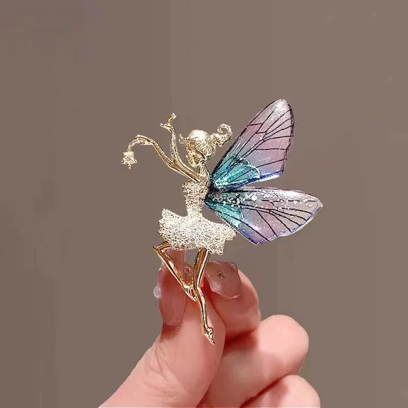Fashion Pearl Leaf Rhinestone Brooches For Women Elegant Metal Fixed Clothing Pins Daily Jewelry Accessories