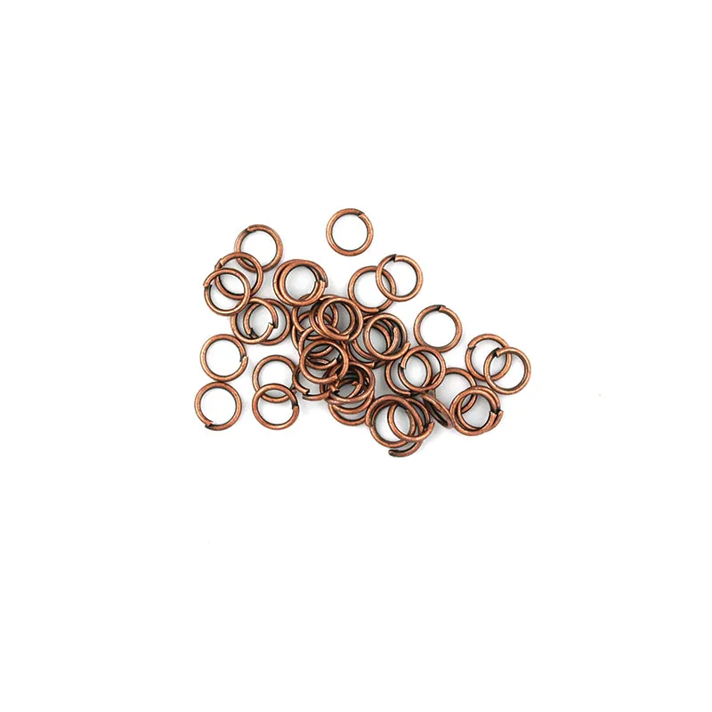 FINDINGS JUMP RINGS DARK COPPER 4MM 40PC