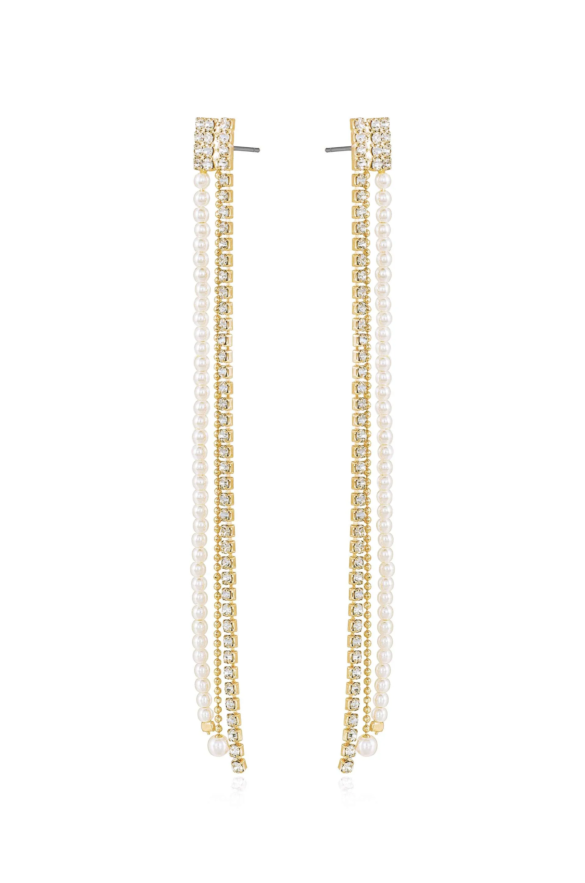 Fireworks Crystal Dangle Earrings