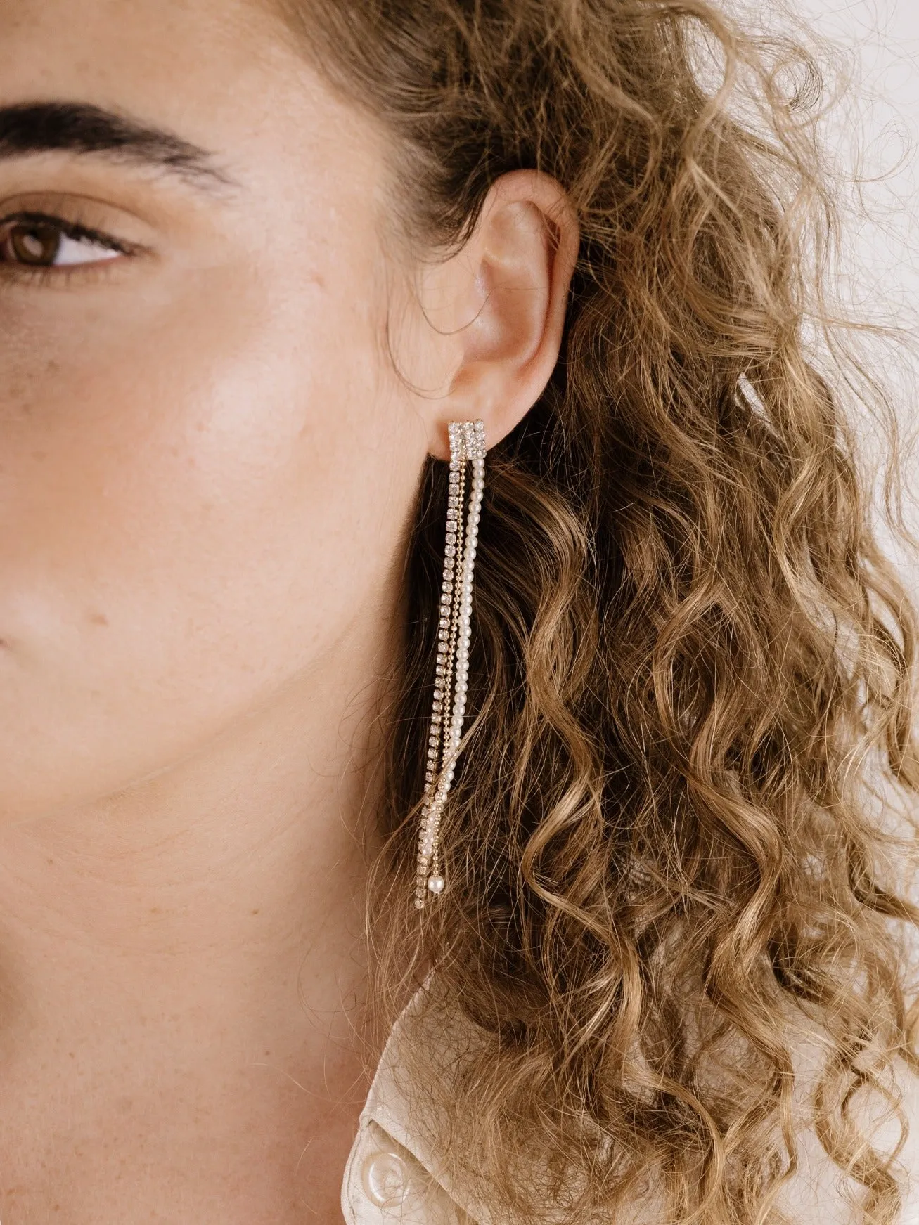 Fireworks Crystal Dangle Earrings
