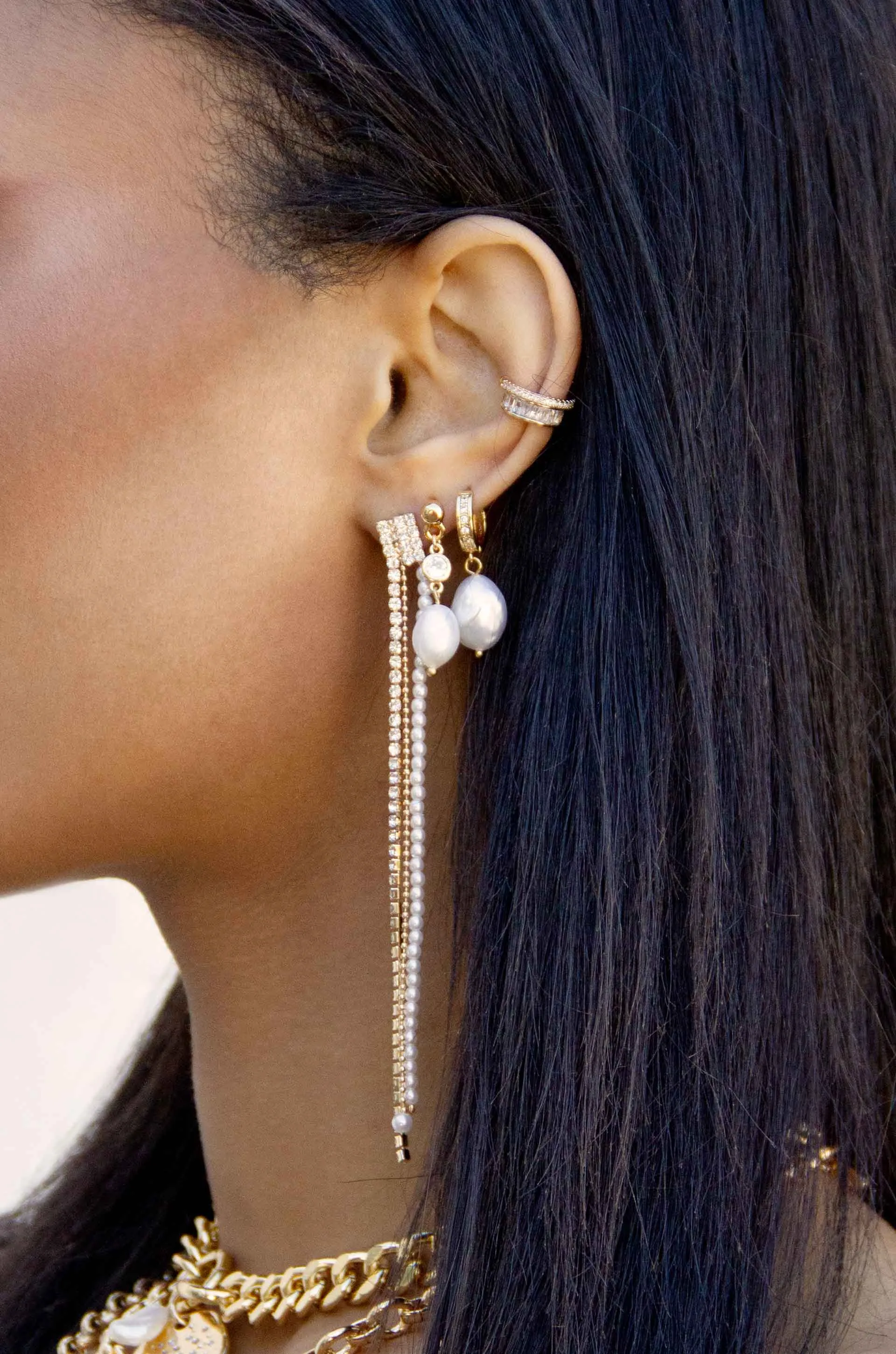 Fireworks Crystal Dangle Earrings