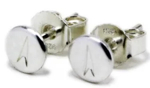 Fjellsmykke - Compass Silver Earrings Mini