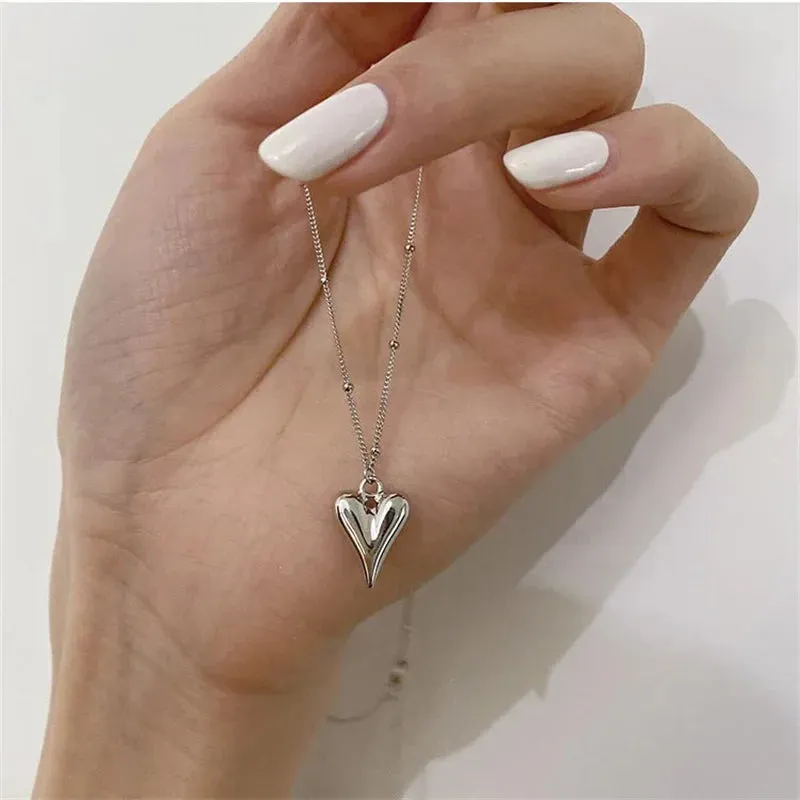 Flat Snake Clavicle Chain Necklace for Male Creative V Shape Pendant Choker Jewelry Accessories Steampunk Men