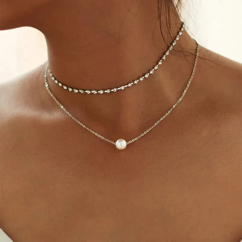 Flat Snake Clavicle Chain Necklace for Male Creative V Shape Pendant Choker Jewelry Accessories Steampunk Men