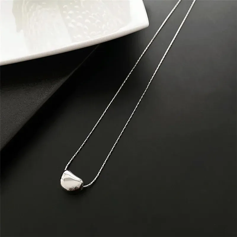 Flat Snake Clavicle Chain Necklace for Male Creative V Shape Pendant Choker Jewelry Accessories Steampunk Men