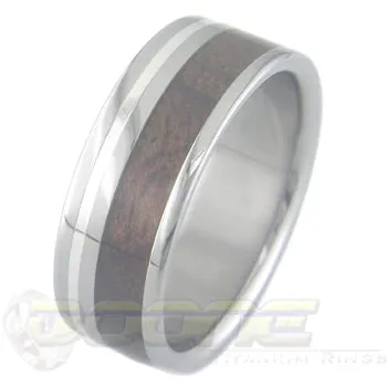 Flat with Hardwood and Precious Metal Inlays