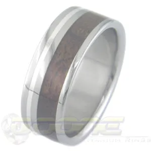 Flat with Hardwood and Precious Metal Inlays