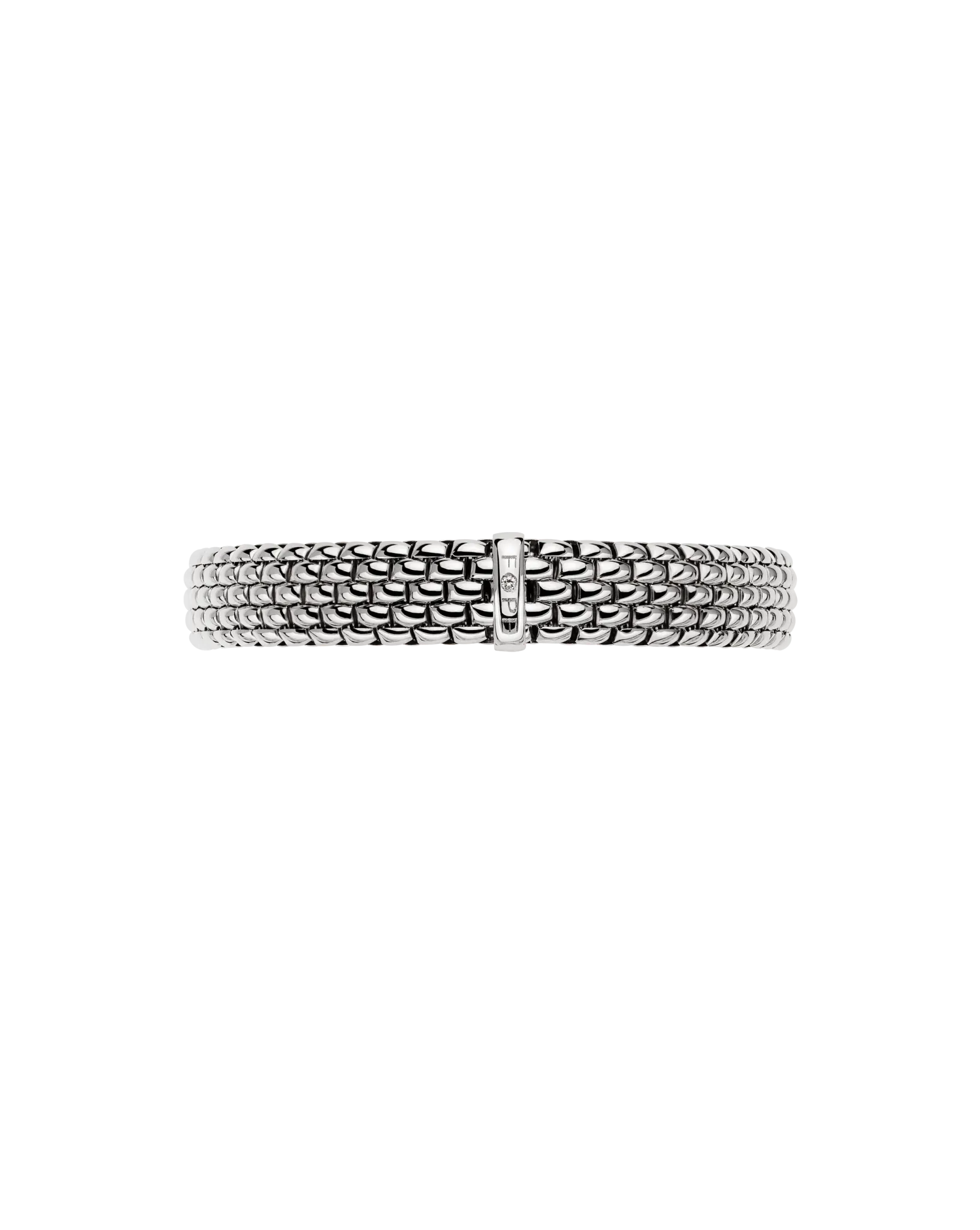Flex'it bracelet with a white diamond by Fope