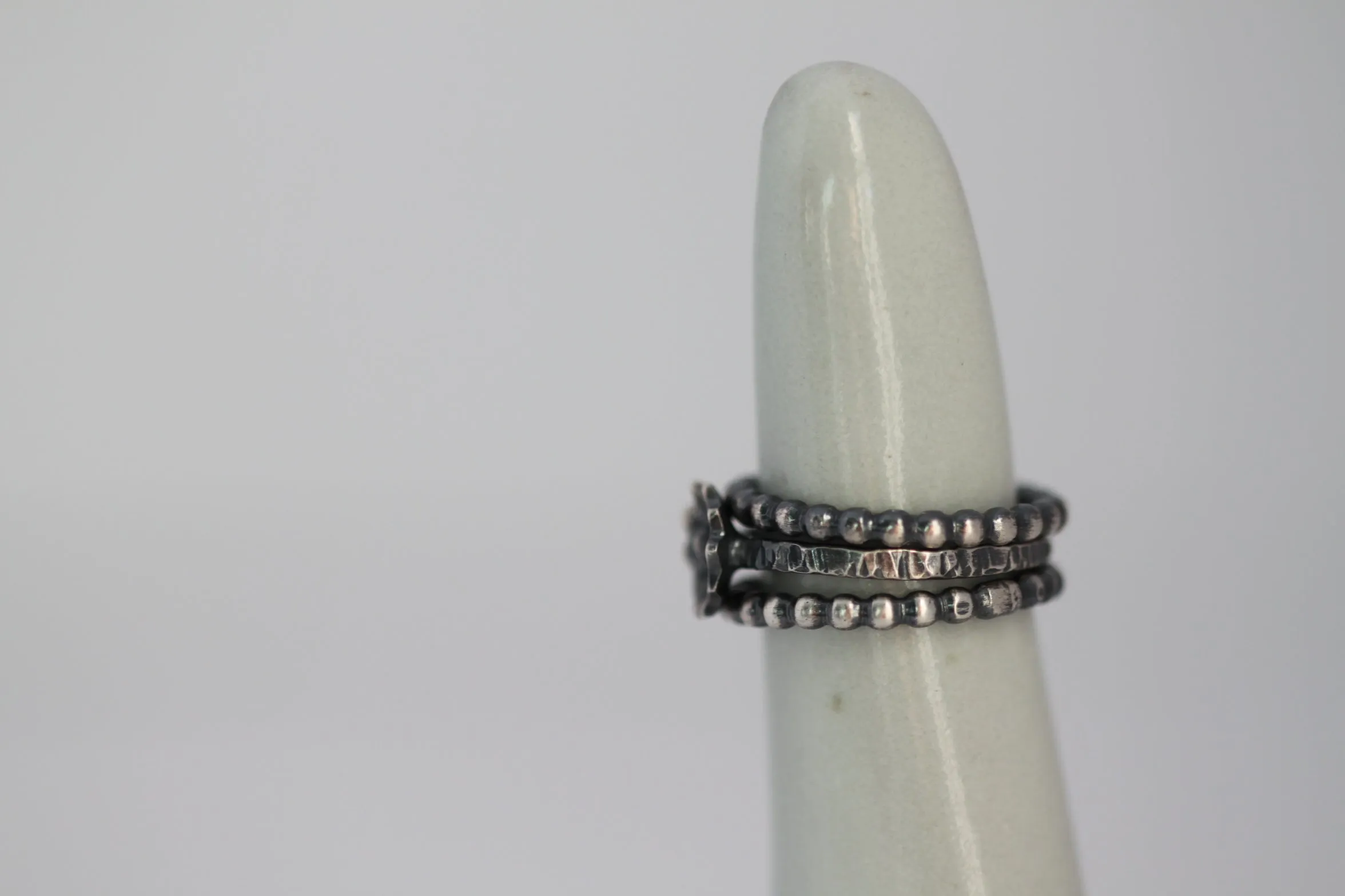 Flower Stacking Ring Set