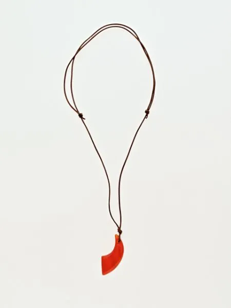 Gemstone Horn Shaped Necklace