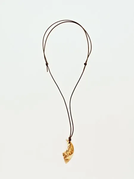 Gemstone Horn Shaped Necklace