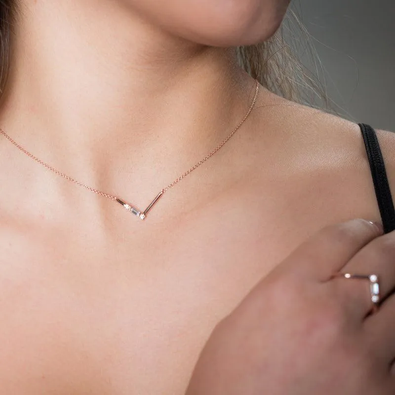 Georgini Georgini The Layered Edit Tiga Necklace Rose Gold
