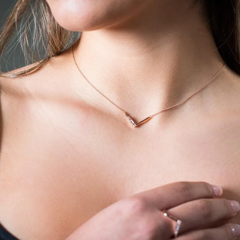 Georgini Georgini The Layered Edit Tiga Necklace Rose Gold