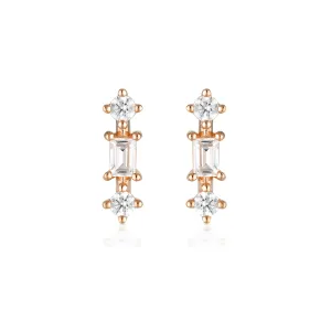 GEORGINI THE LAYERED EDIT TOLU EARRING ROSE GOLD