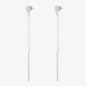 GLINT LINEAR DROP EARRINGS