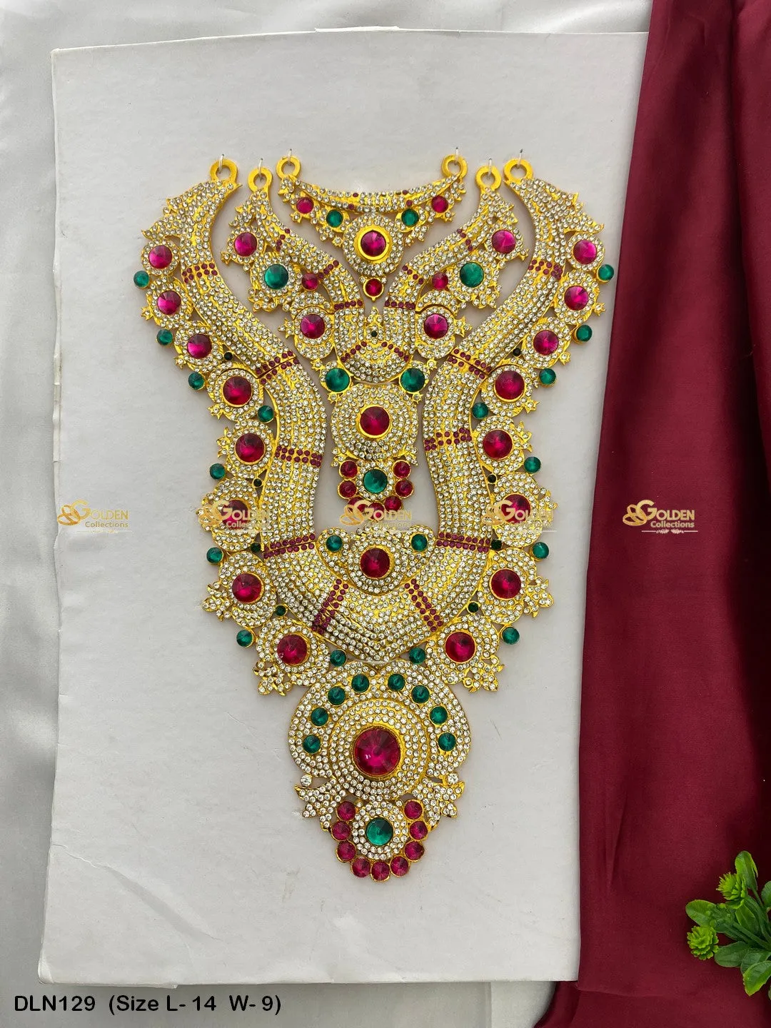 Goddess Long Necklace Collection: Divine Beauty Unveiled DLN-129