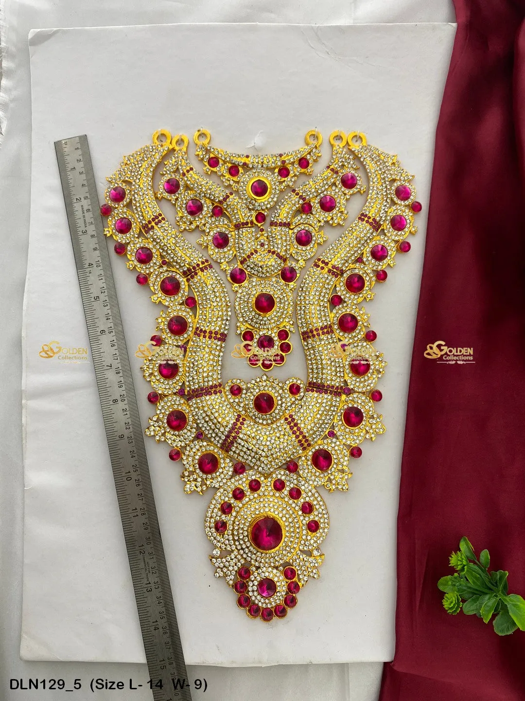 Goddess Long Necklace Collection: Divine Beauty Unveiled DLN-129