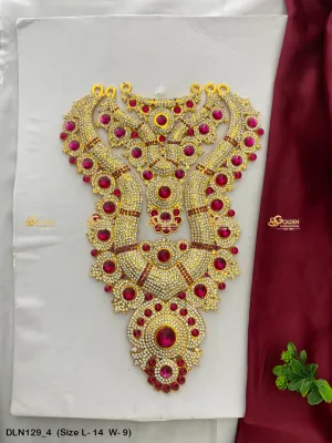 Goddess Long Necklace Collection: Divine Beauty Unveiled DLN-129