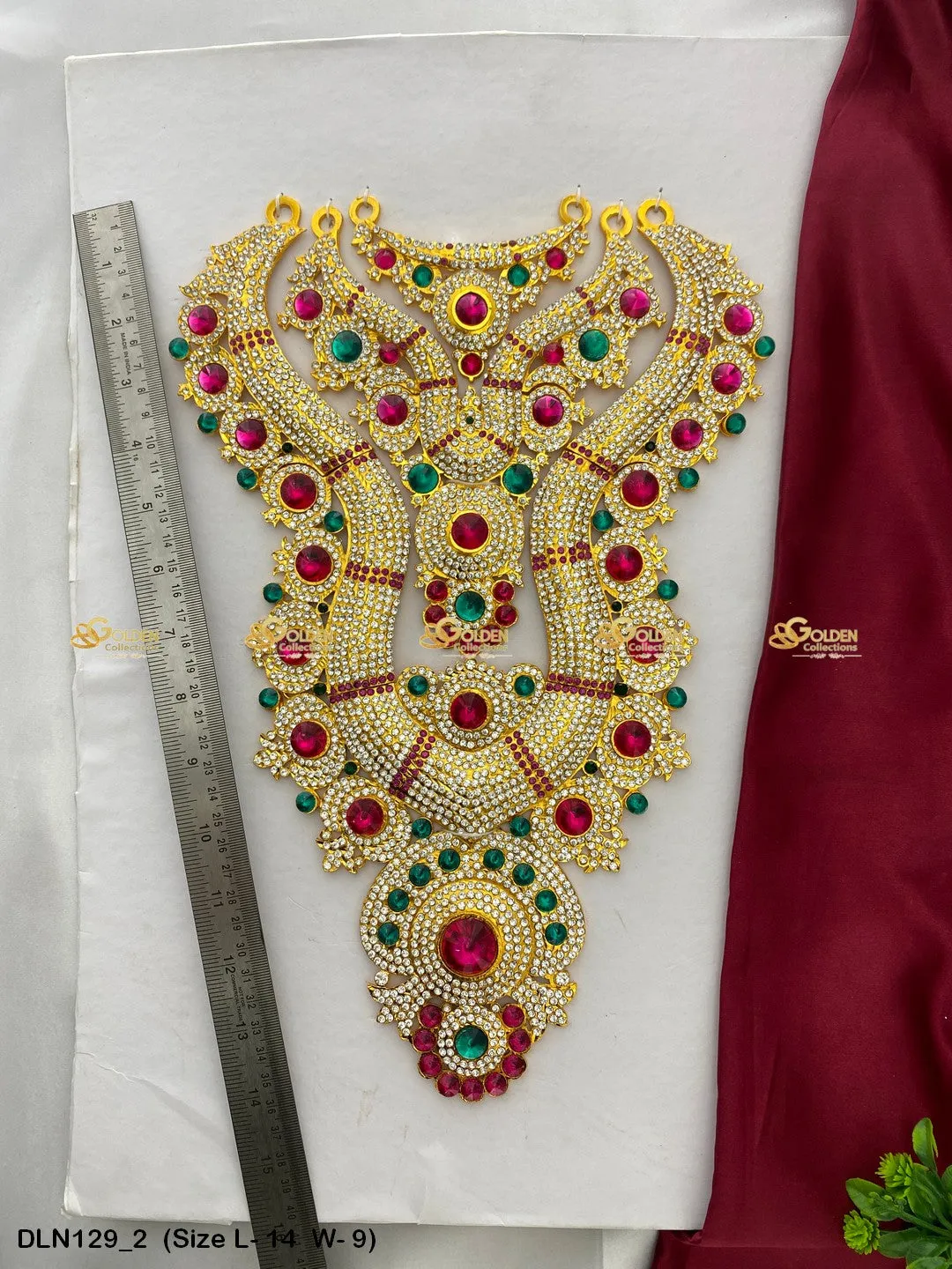 Goddess Long Necklace Collection: Divine Beauty Unveiled DLN-129