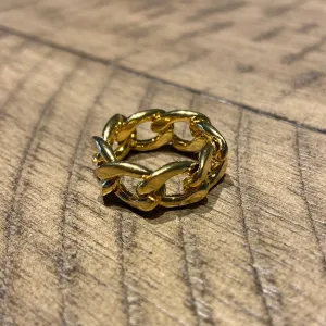 Gold Chain Ring