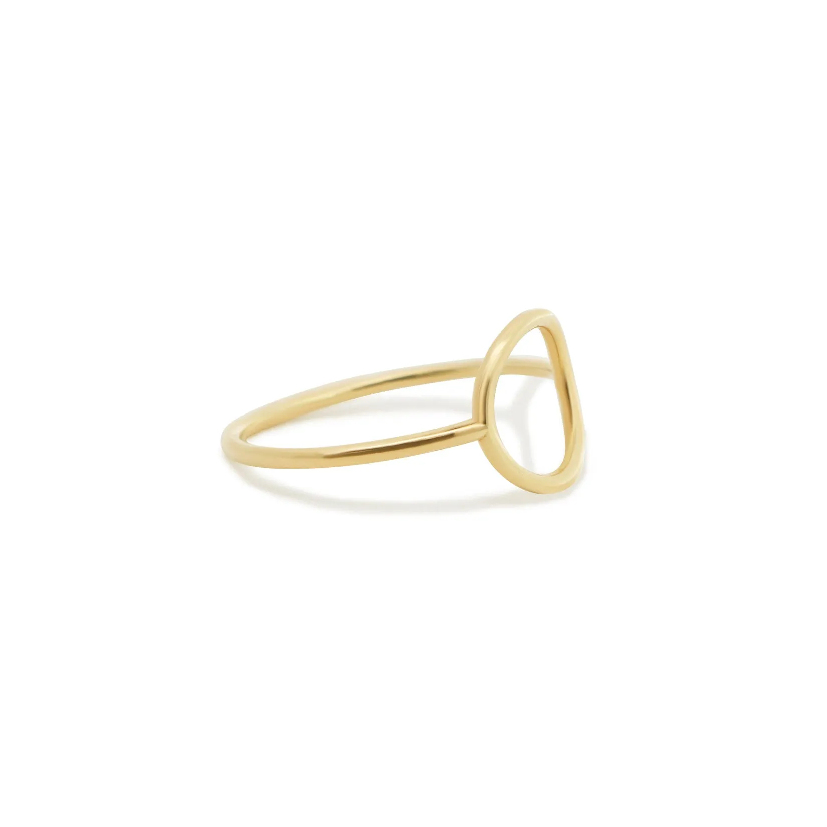 Gold Circle Ring