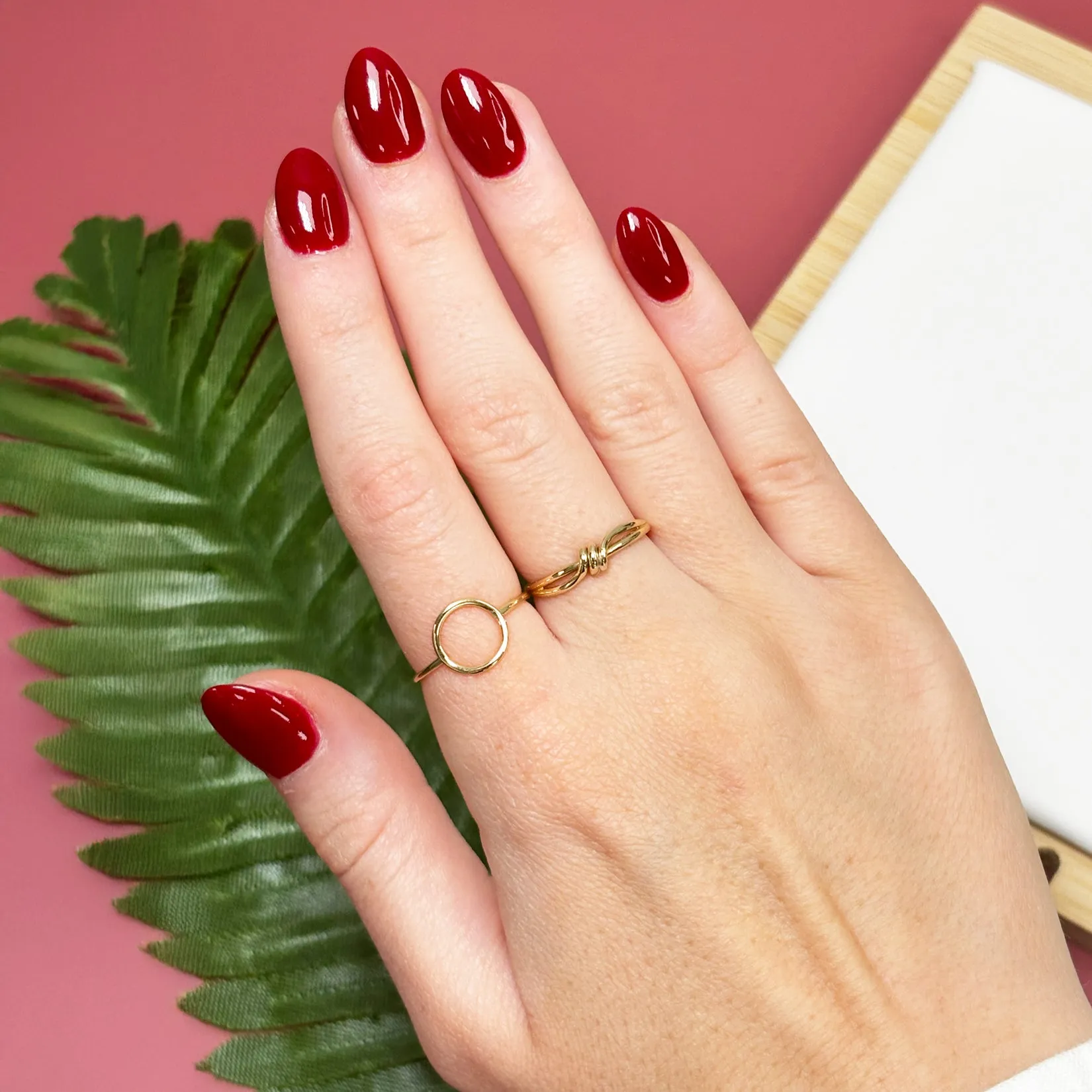 Gold Circle Ring