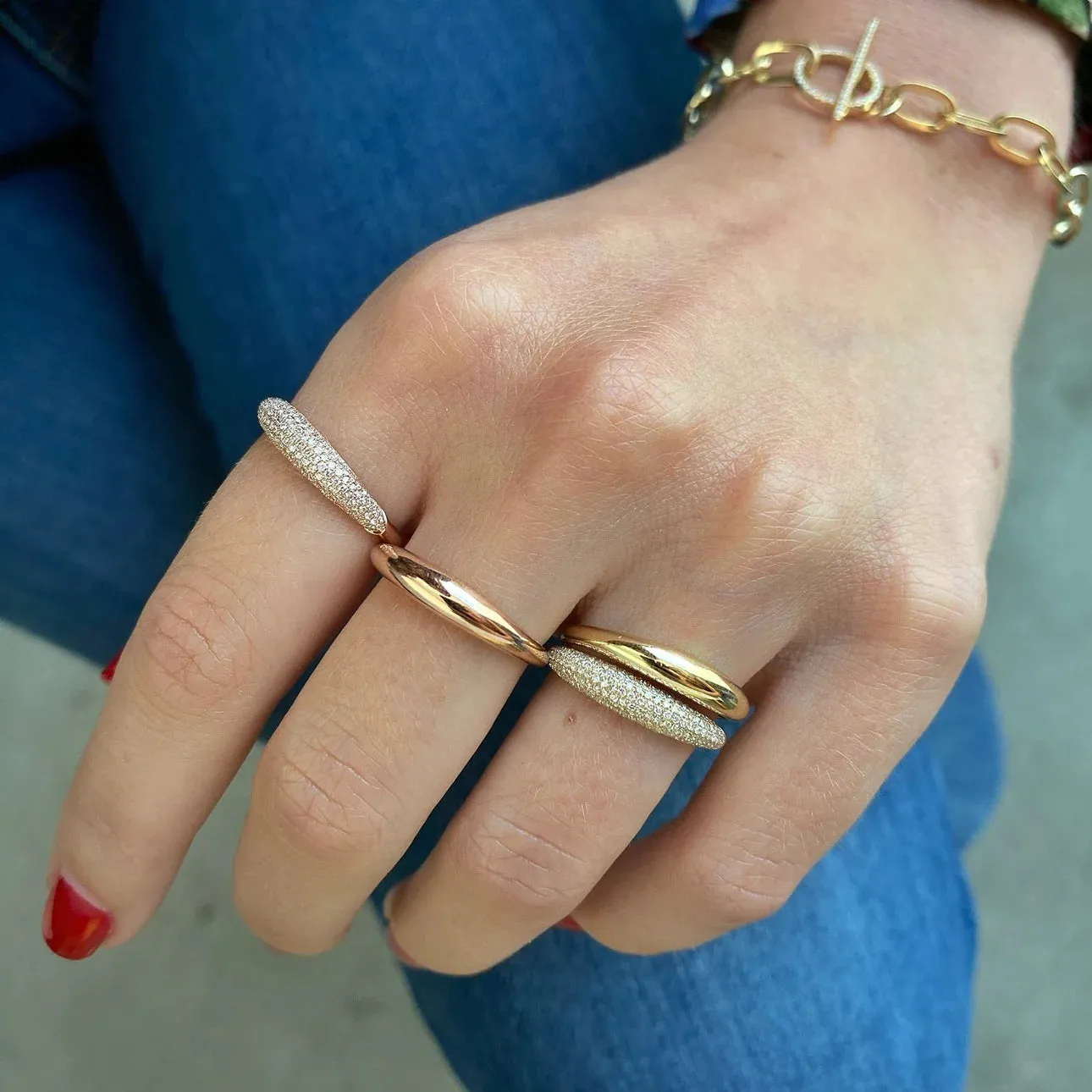 Gold Dome Ring