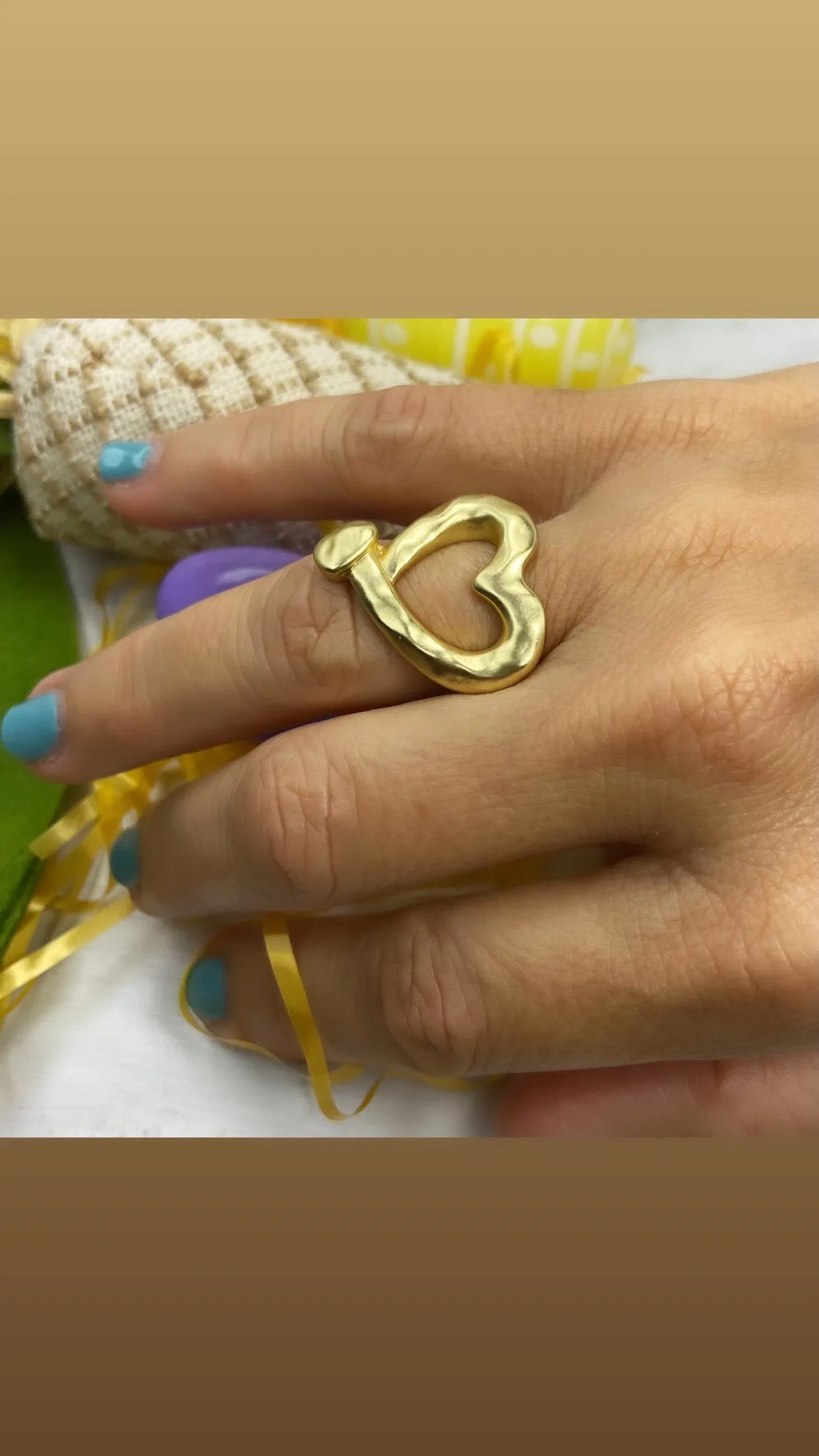 Gold Heart Ring
