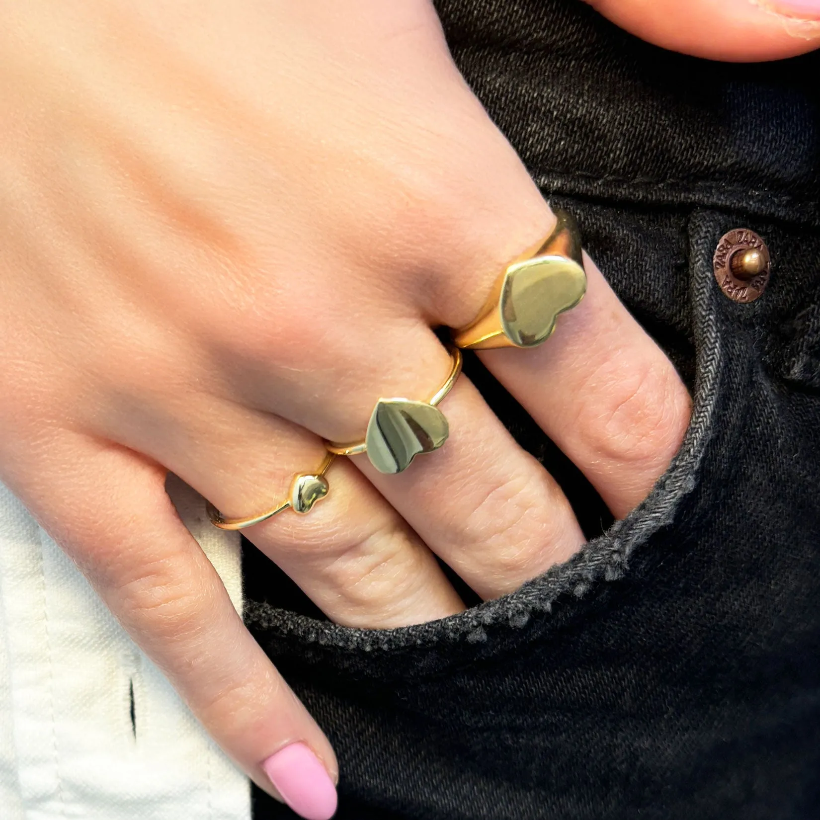 Gold Heart Ring