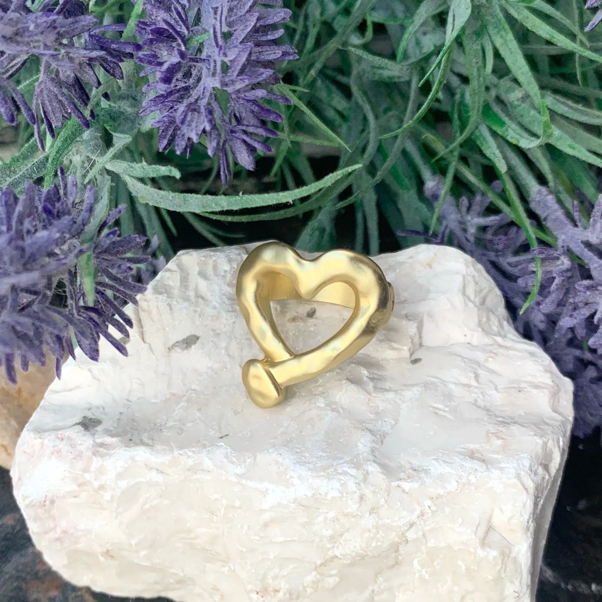 Gold Heart Ring